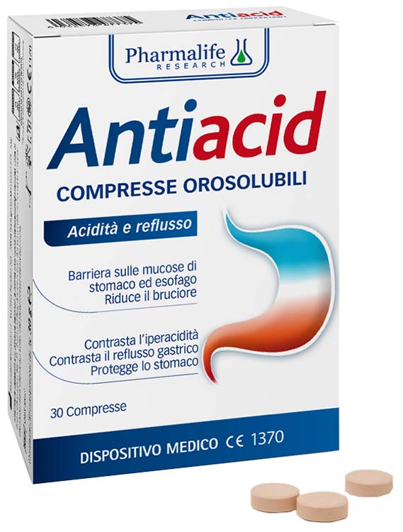 ANTIACID 30 COMPRESSE OROSOLUBILI - Farmadillo