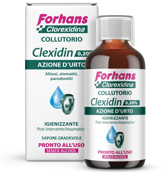 FORHANS CLEXIDIN 0,20 SENZA ALCOOL 200 ML - Farmadillo