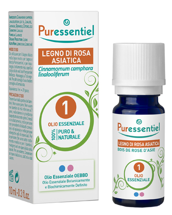 PURESSENTIEL OLIO ESSENZIALE LEGNO ROSA ASIATICA 10 ML - Farmadillo
