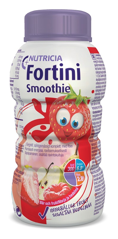FORTINI SMOOTHIE MULTI FIBRE GUSTO FRUTTI ROSSI 200 ML - Farmadillo