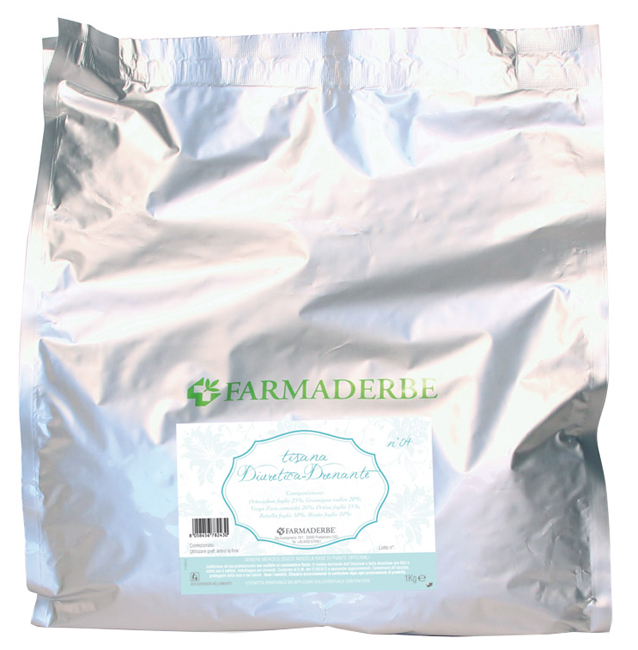 TISANA 4 DIURETICA/DRENANTE 1 KG - Farmadillo
