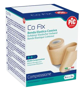 BENDA ELASTICA PIC CO FIX AUTOADESIVA 12X5CM MEDIUM - Farmadillo