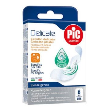 CEROTTO PIC DELICATE DITA ANTIBATTERICO 6 PEZZI - Farmadillo