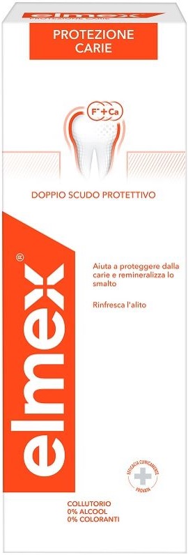 ELMEX PROTEZIONE CARIE COLLUTORIO FLUORURO AMMINICO 400 ML - Farmadillo