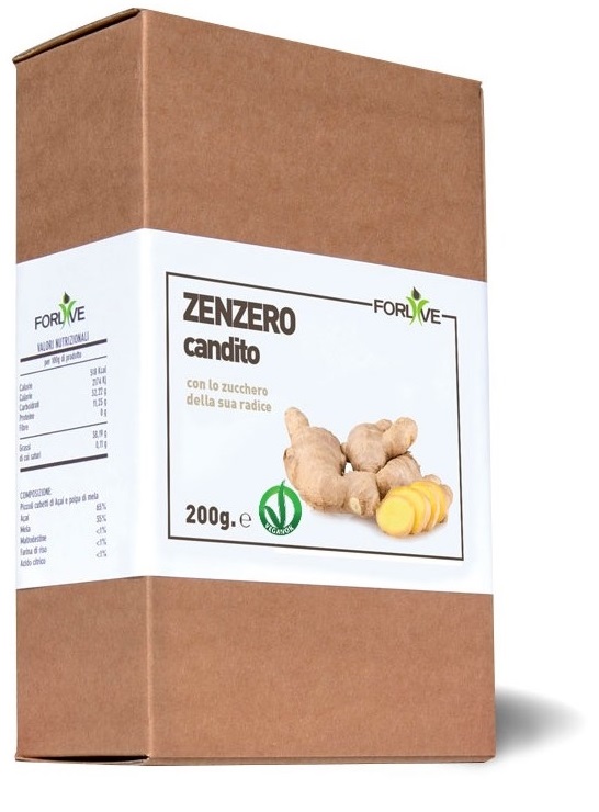 ZENZERO CANDITO 200 G - Farmadillo