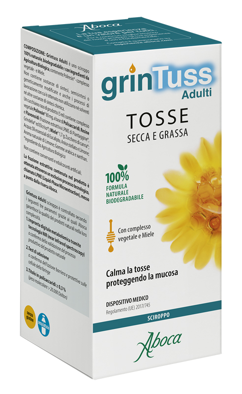 GRINTUSS ADULTI SCIROPPO 180 G - Farmadillo