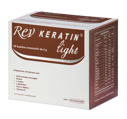 REV KERATIN LIGHT 30 BUSTE 120 G - Farmadillo
