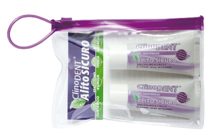 CLINODENT GEL DENTIFRICIO ALITO SICURO 2 TUBETTI DA 20 ML - Farmadillo