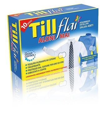 TILL FLAI ASSORBENTI ASCELLARI NUOVO ADESIVO 10 PEZZI - Farmadillo