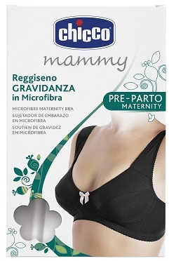 CHICCO MAMMY REGGISENO MICROFIBRA GRAVIDANZA NERO 3C - Farmadillo