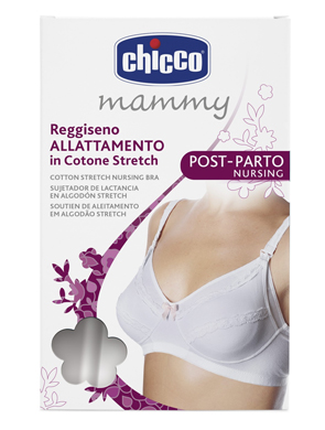 CHICCO MAMMY REGGISENO COTONE ALLATTAMENTO BIANCO 4C - Farmadillo