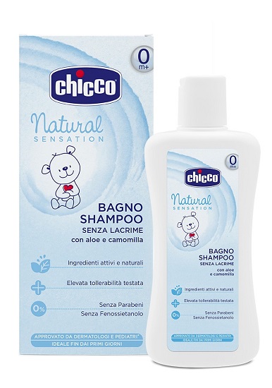 CHICCO BAGNO SHAMPOO NATURAL SENSATION 200 ML - Farmadillo
