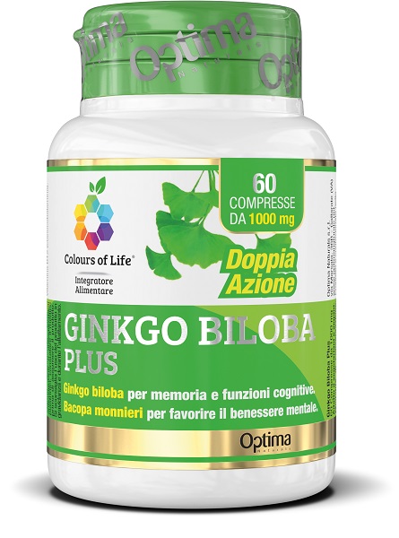 COLORUS OF LIFE GINKGO BILOBA PLUS 60 COMPRESSE 1000 MG - Farmadillo