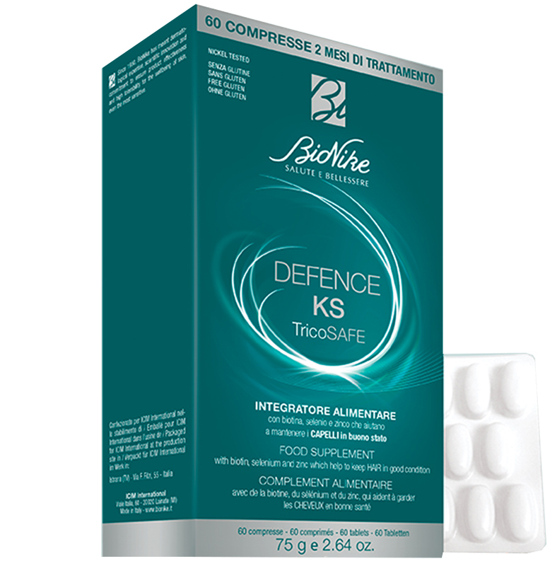 DEFENCE KS TRICOSAFE 36 COMPRESSE - Farmadillo