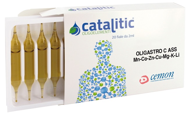 CATALITIC OLIGOELEMENTI OLIGATRO MN-CO-ZN-CU-MG-K-LI 20 AMPOLLE - Farmadillo