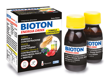 BIOTON ENERGIA DRINK 4 FLACONCINI X 50 ML - Farmadillo