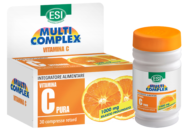 ESI MULTICOMPLEX VITAMINA C PURA 1000 MG RETARD 30 COMPRESSE - Farmadillo
