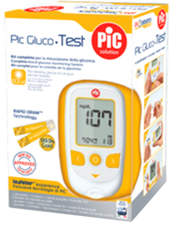 PIC GLUCOTEST KIT GLUCOMETRO - Farmadillo