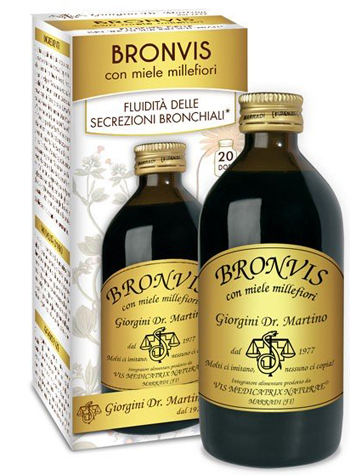 BRONVIS CON MIELE MILLEFIORI 200 ML - Farmadillo