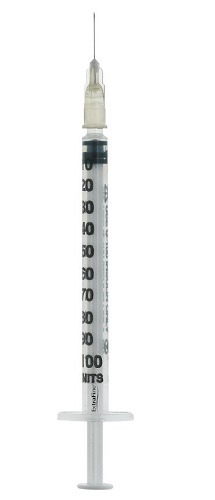 SIRINGA PER INSULINA EXTRAFINE 1ML 100 UI AGO REMOVIBILE 27 GAUGE 0,40X12 MM 1 PEZZO - Farmadillo