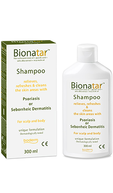 BIONATAR SHAMPOO INDICATO IN PRESENZA DI SINTOMI DI PSORIASI O DERMATITE SEBORROICA 300 ML CE - Farmadillo