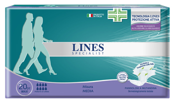 LINES SPECIALIS PANNOLONE A MUTANDINA MAXI MEDIA FARMA 20 PEZZI - Farmadillo