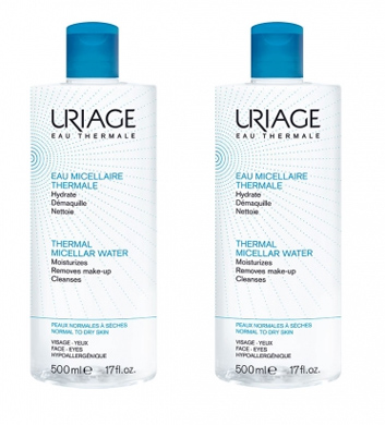 URIAGE EAU MICELLARE PER PELLI NORMALI/SECCHE 1+1 - Farmadillo