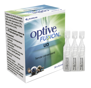 OPTIVE FUSION UD SOLUZIONE OFTALMICA STERILE 30 FLACONCINI MONODOSE 0,4 ML - Farmadillo