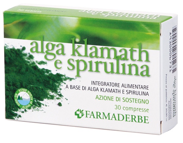 ALGA KLAMATH E SPIRULINA 30 COMPRESSE - Farmadillo