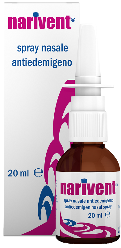 SPRAY NASALE ANTIEDEMIGENO NARIVENT FLACONE 20 ML - Farmadillo