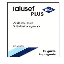 GARZA IMPREGNATA IALUSET FERITE E USTIONI NON INFETTE 10X10 CM 10 PEZZI - Farmadillo