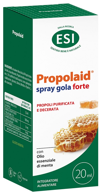 ESI PROPOLAID SPRAY GOLA FORTE 20 ML - Farmadillo
