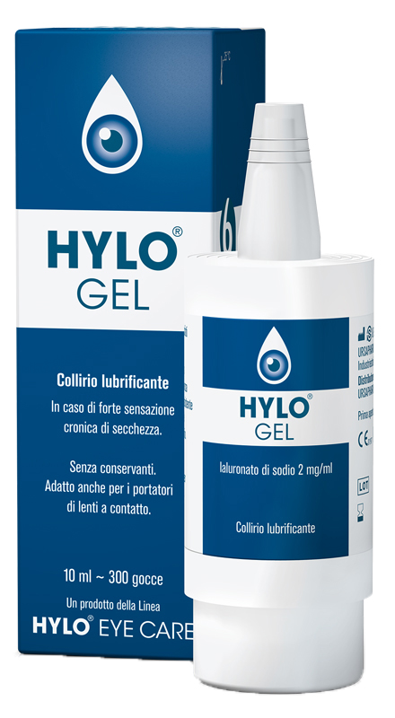 HYLO-GEL COLLIRIO LUBRIFICANTE ACIDO IALURONICO 0,2% 10 ML - Farmadillo