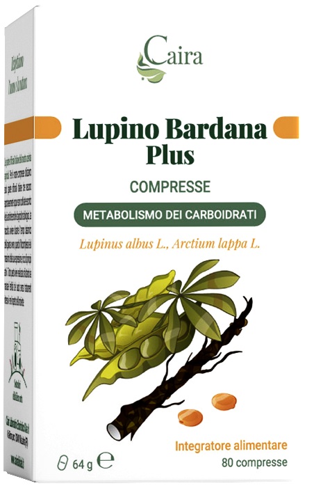 CAIRA LUPINO BARDANA PLUS 80 COMPRESSE DA 0,8 G - Farmadillo