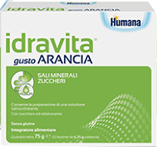 IDRAVITA GUSTO ARANCIA 12 BUSTINE DA 6,25 G - Farmadillo