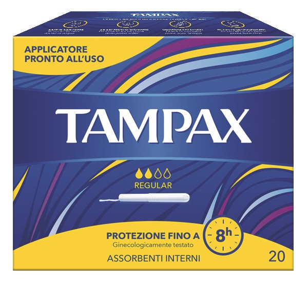 TAMPAX BLUE BOX REGULAR 20 PEZZI - Farmadillo