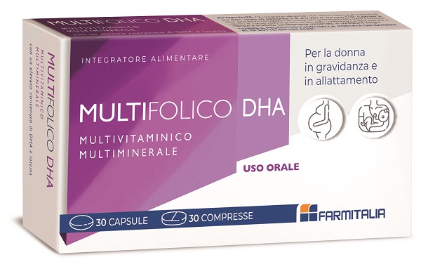 MULTIFOLICO DHA 30 CAPSULE + 30 COMPRESSE - Farmadillo