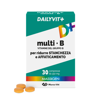 MASSIGEN MULTI B VITAMINE DEL GRUPPO B 30 COMPRESSE RIVESTITA DA 364 MG - Farmadillo