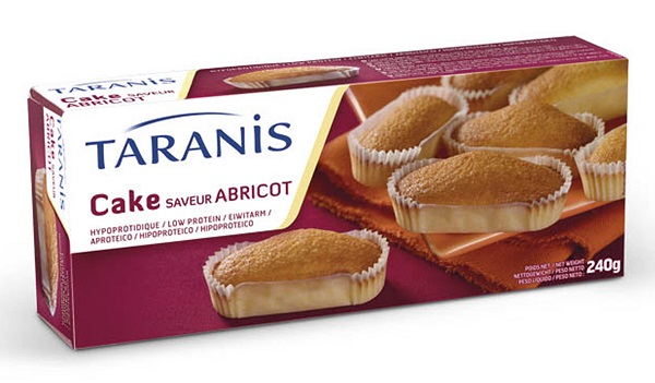 TARANIS TORTINA ALBICOCCA 6 X 40 G - Farmadillo