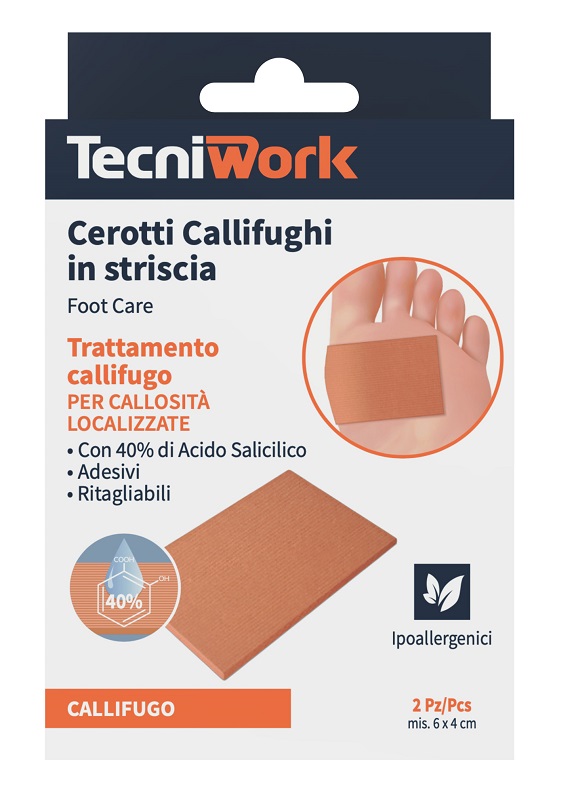 CEROTTI CALLIFUGHI IN STRISCIA CONFEZIONE DA 2 PEZZI - Farmadillo