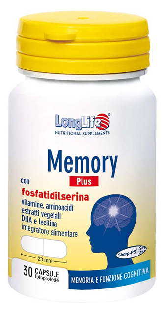 LONGLIFE MEMORY PLUS 30 CAPSULE FOTOPROTETTE - Farmadillo