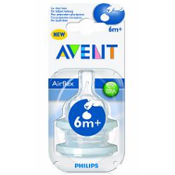 AVENT TETTARELLA FESSURA A Y PER LIQUIDI DENSI Y 2 PEZZI - Farmadillo