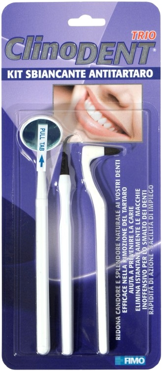 CLINODENT TRIO SBIANCANTE ANTI TARTARO - Farmadillo