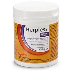 HERPLESS POLVERE BARATTOLO 120 G CON MISURINO - Farmadillo