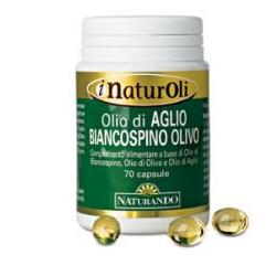 NATUROLI OLIO DI AGLIO BIANCOSPINO OLIVO 70 PERLE - Farmadillo