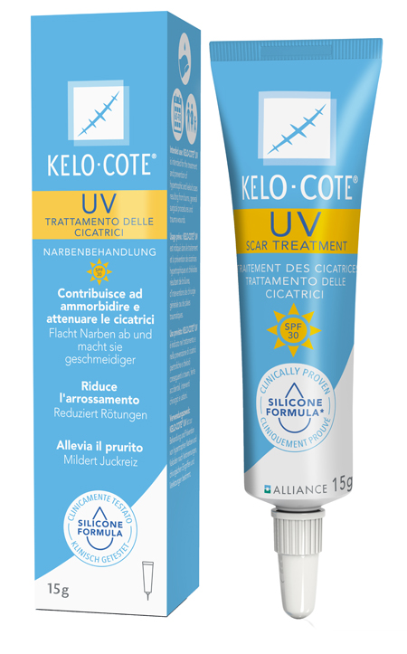 GEL CICATRICI KELO COTE UV SPF30 15 G - Farmadillo