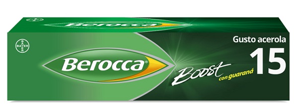 BEROCCA BOOST EFFERVESCENTE 15 COMPRESSE - Farmadillo