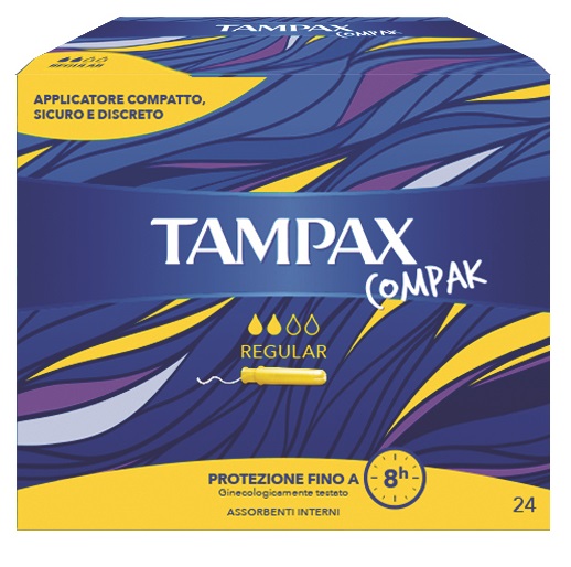 TAMPAX COMPAX REGULAR 24 PEZZI - Farmadillo