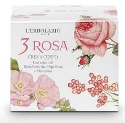 3 ROSA CREMA CORPO 200 ML - Farmadillo