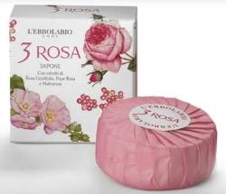 3 ROSA SAPONE PROFUMATO 100 G - Farmadillo